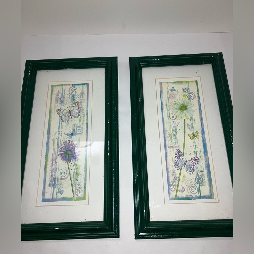 🖼️💚 Vintage Wall Art ~  butterflies 🦋 *LIKERS, PLEASE READ DESCRIPTION*